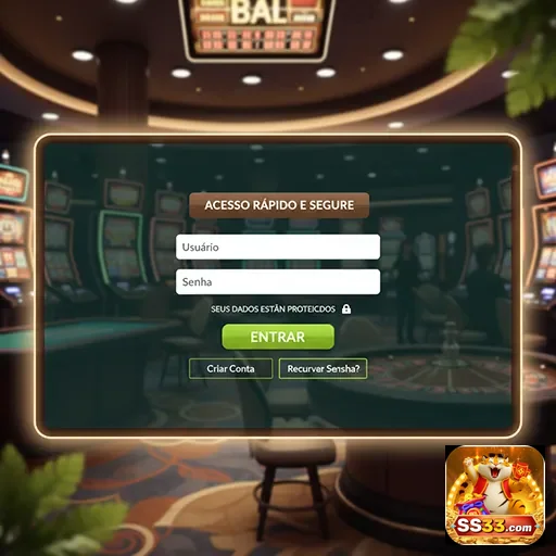 Usuário acessando cassino online com segurança