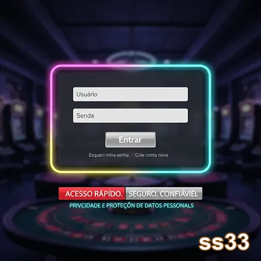 Tela de login do ss33 com campos para usuário e senha.