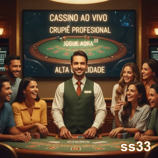 Jogadores se divertindo em cassino ao vivo no ss33.