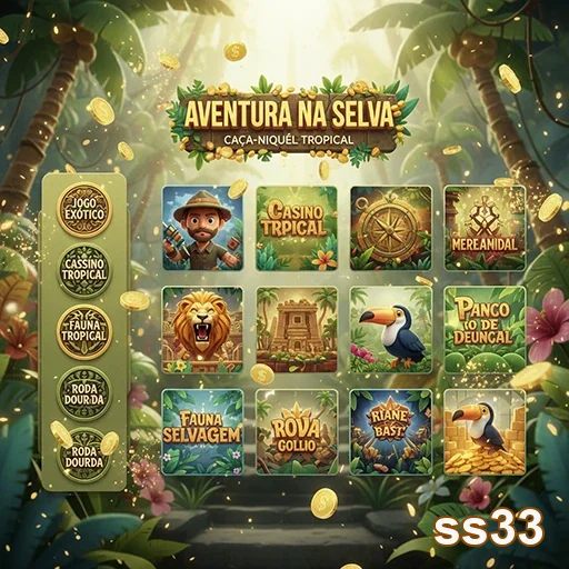 Jogos de slot com temática de selva no ss33.