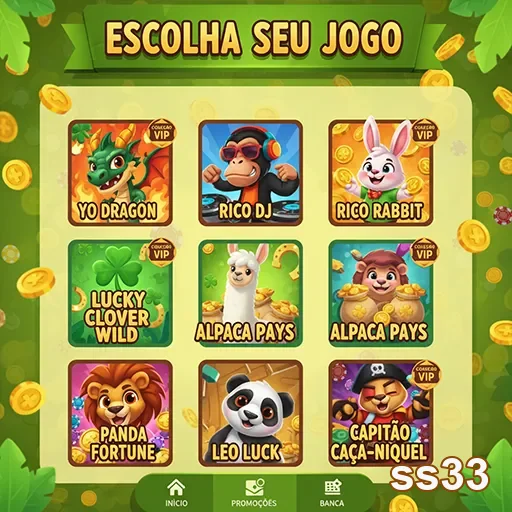 Diversos jogos VIP disponíveis no ss33 para usuários preferenciais.