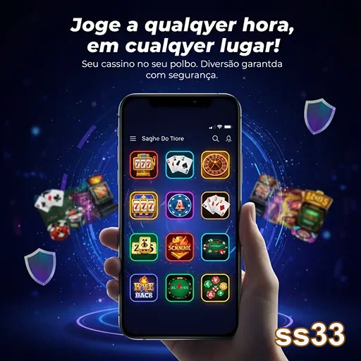 Usuario jogando jogos no celular com acesso pelo ss33.