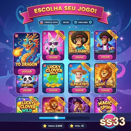 Jogadores escolhem entre slots emocionantes na ss33.